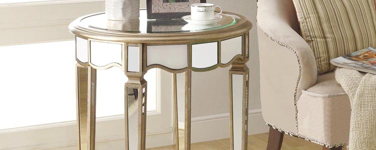 Mirrored Side Tables